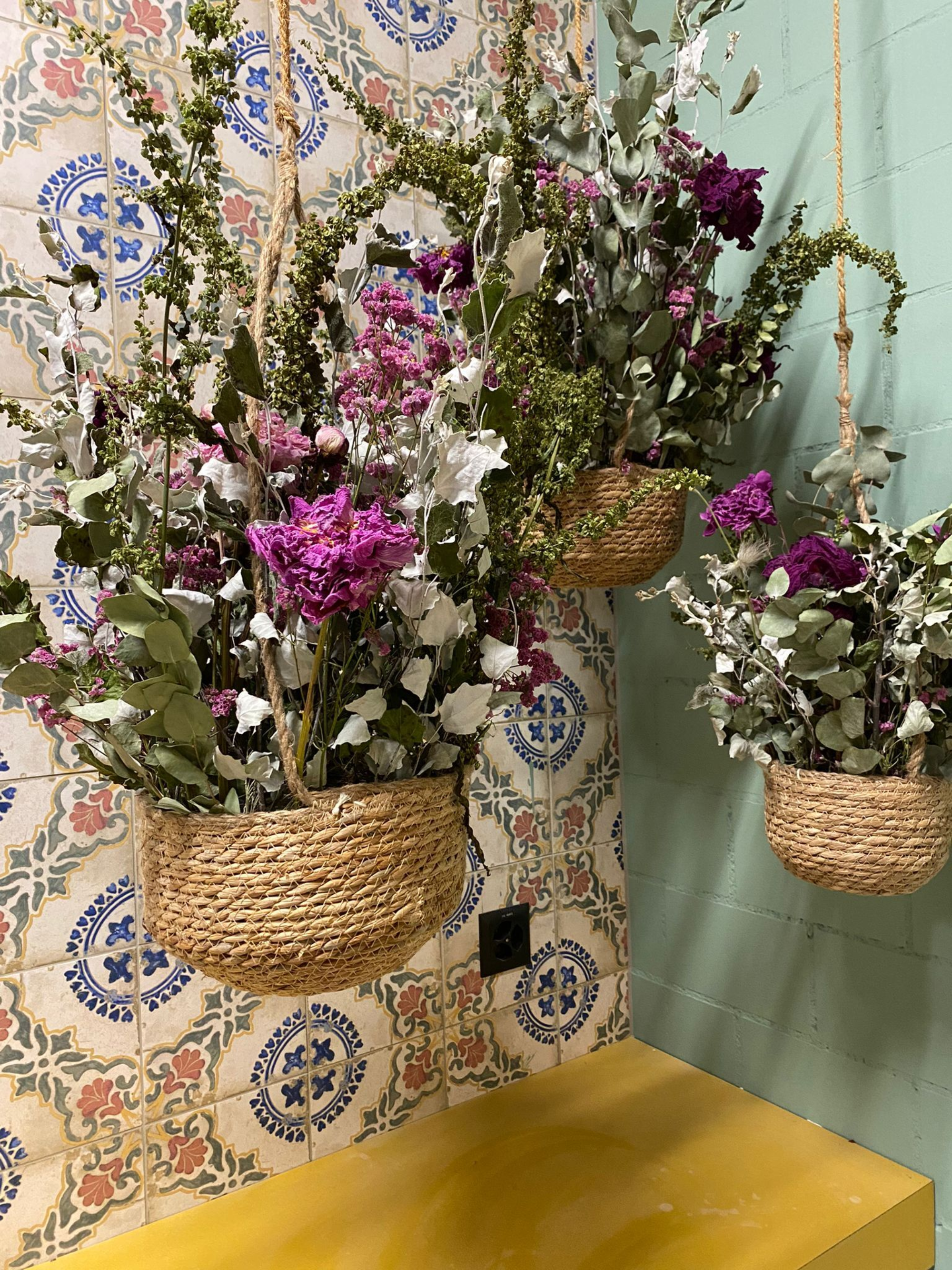 Garderobe Blumen